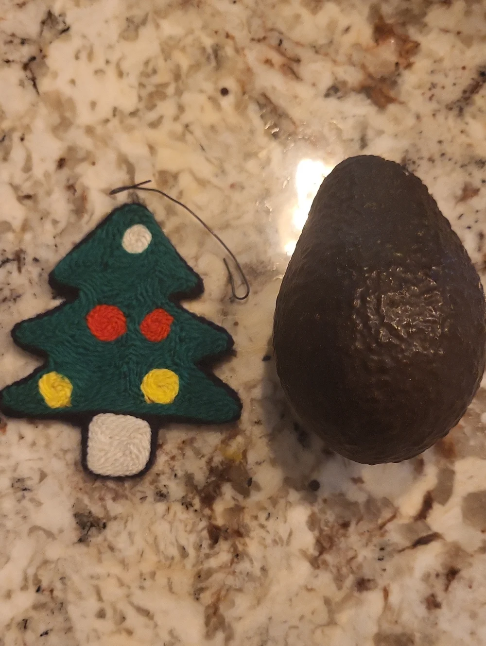 Vintage Set Of 15 Handmade Yarn Christmas Ornaments
